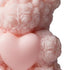 4" Pink Love Spell Scented Dimensional Teddy Bear Candle