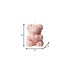 4" Pink Love Spell Scented Dimensional Teddy Bear Candle
