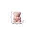 4" Pink Love Spell Scented Dimensional Teddy Bear Candle
