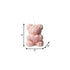4" Pink Love Spell Scented Dimensional Teddy Bear Candle