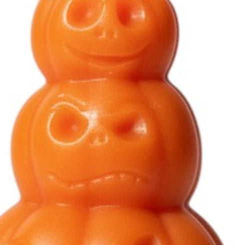 3" Orange Unscented Dimensional Pumpkin Candle