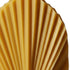 6" Gold Unscented Dimensional Palm Leaf Candle