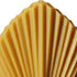 6" Gold Mahogany And Teakwood Scented Dimensional Palm Leaf Candle