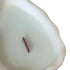 6" Light Blue Ocean Breeze Scented Soy Wax Candle In White Resin Novelty Holder