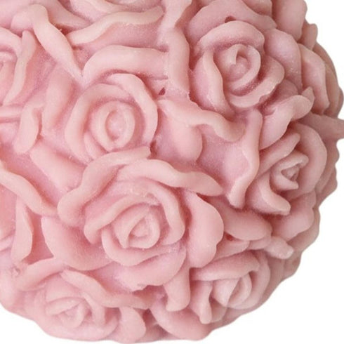3" Pink Unscented Dimensional Blossom Candle