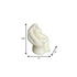 3" Ivory Lily of the Valley Scented Baby Dimensional Candle