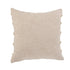 20" Beige And Tan Striped Cotton Throw Pillow Cover