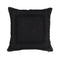 20" Black And Charcoal Geometric Cotton Throw Pillow Cover