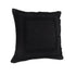 20" Black And Charcoal Geometric Cotton Throw Pillow Cover