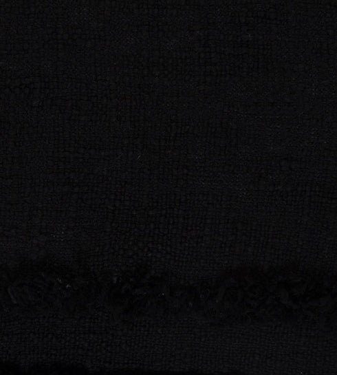 20" Black And Charcoal Geometric Cotton Throw Pillow Cover