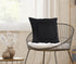 20" Black And Charcoal Geometric Cotton Throw Pillow Cover