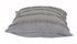 20" Gray And Cool Gray Striped Cotton Throw Pillow Cover