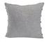 20" Gray And Cool Gray Striped Cotton Throw Pillow Cover