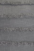 20" Gray And Cool Gray Striped Cotton Throw Pillow Cover