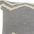 36" X 14" Gray And Cool Gray Lumbar Geometric Cotton Throw Pillow Cover