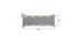 36" X 14" Gray And Cool Gray Lumbar Geometric Cotton Throw Pillow Cover
