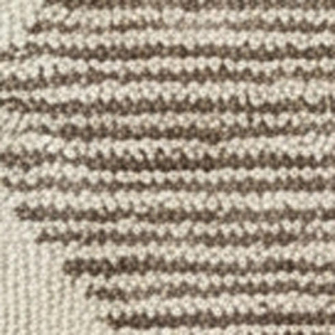 5' X 8' Brown And Beige Geometric Area Rug