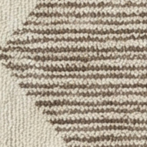 5' X 8' Brown And Beige Geometric Area Rug