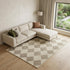 9' X 12' Brown And Beige Geometric Area Rug