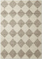 9' X 12' Brown And Beige Geometric Area Rug