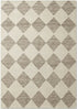 9' X 12' Brown And Beige Geometric Area Rug
