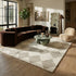 9' X 12' Brown And Beige Geometric Area Rug