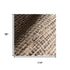 7' X 10' Brown And Gray Geometric Area Rug