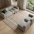 7' X 10' Brown And Gray Geometric Area Rug