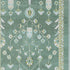 8' X 10' Teal And Green Oriental Washable Area Rug