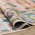 8' X 10' Pink And Blue Oriental Washable Area Rug