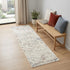 8' X 10' Beige And Blue Geometric Area Rug