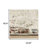 8' X 10' Beige And Blue Geometric Area Rug