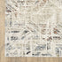 8' X 10' Beige And Blue Geometric Area Rug