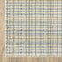 8' X 10' Blue And Rust Plaid Area Rug