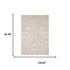 8' X 11' Beige And Blue Oriental Area Rug