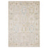8' X 11' Beige And Blue Oriental Area Rug