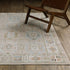 8' X 11' Beige And Blue Oriental Area Rug