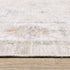 8' X 11' Beige And Blue Oriental Area Rug
