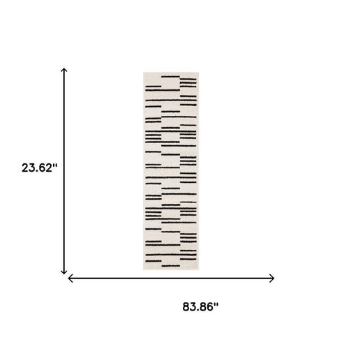 8' X 10' Beige And Ivory Abstract Area Rug