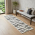 8' X 10' Beige And Ivory Abstract Area Rug