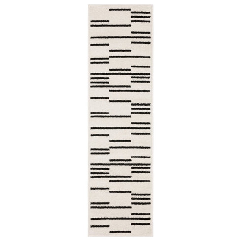 8' X 10' Beige And Ivory Abstract Area Rug