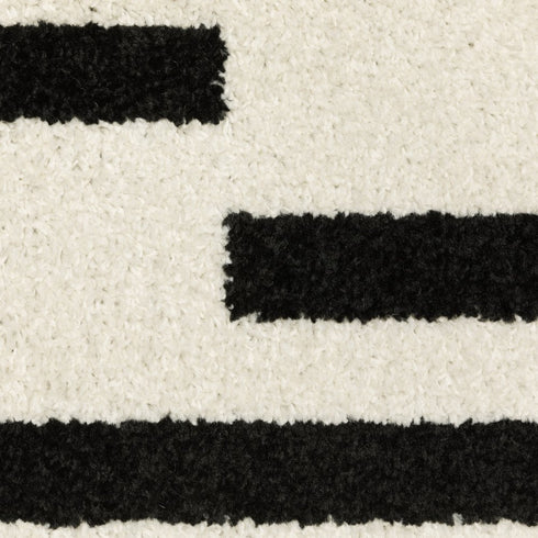 8' X 10' Beige And Ivory Abstract Area Rug