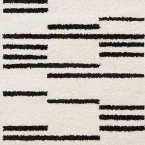 8' X 10' Beige And Ivory Abstract Area Rug