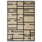 8' X 10' Beige And Ivory Geometric Area Rug