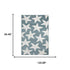 8' X 10' Blue And Ivory Starfish Area Rug