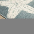 8' X 10' Blue And Ivory Starfish Area Rug