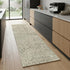 8' Beige And Black Checkered Area Rug