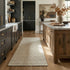 8' Beige And Black Checkered Area Rug