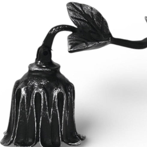 2" Black Cast Iron Hand Painted Tabletop Sculpture