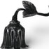 2" Black Cast Iron Hand Painted Tabletop Sculpture